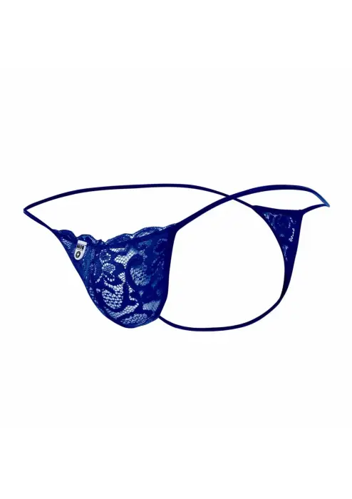 MOB Lace Thong – Royal Blue – L/XL