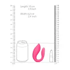 Vibrating Couple Toy with Remote Control – 10 cm (4″) – Pink — Photo 11