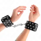 KINK Punk reguleeritavad randme köidikud 19–24 cm – mustad, kunstnahast — Foto 4