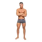 Male Power Heather Haze Cutout Shorts – Grey – M — Photo 7