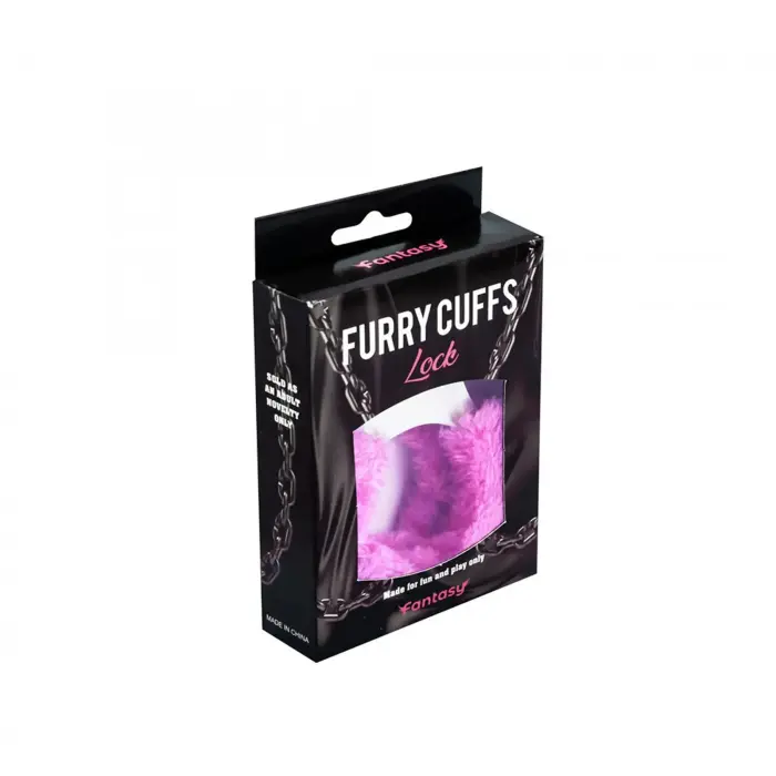 Metal Handcuffs with Pink Fur
