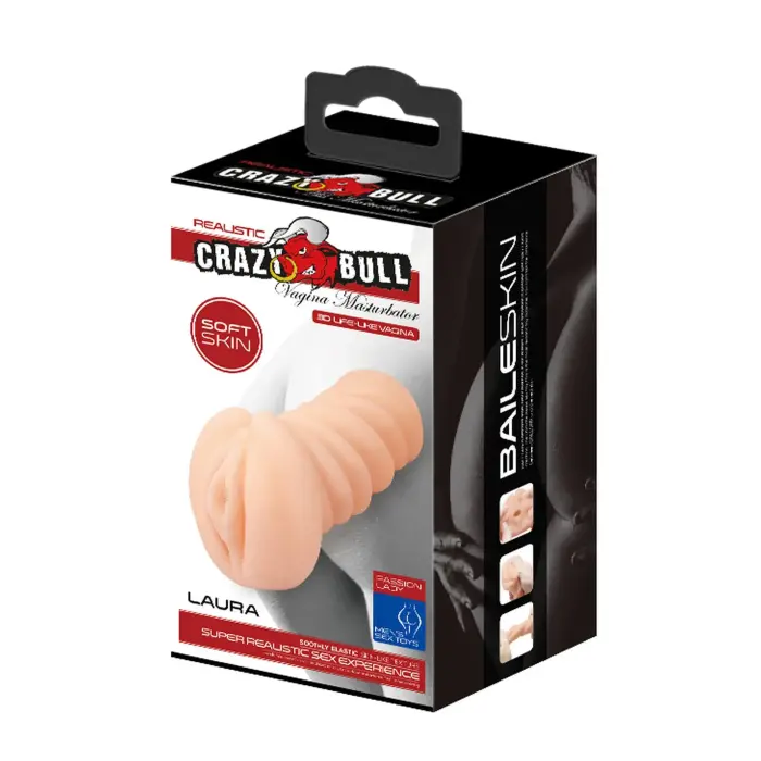 CRAZY BULL - LAURA, Realistic Vagina Masturbator