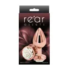 Rose Anal Plug – M – White — Photo 2