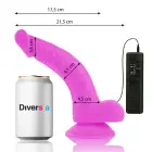 Diversia Flexible Vibrating Dildo – 21.5 cm (8.5″) – Purple — Photo 2
