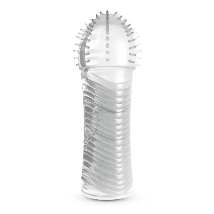 CRUSHIOUS Ribbed Penis Sleeve – 15.5 cm (6.1″)