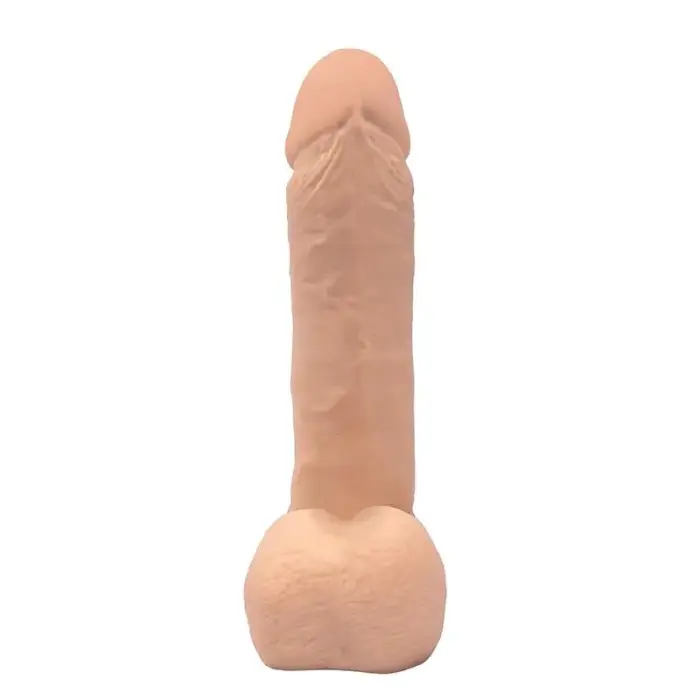 Rotējošs vibrējošs dildo – 19 cm (7.5″) – TPE Foto 6