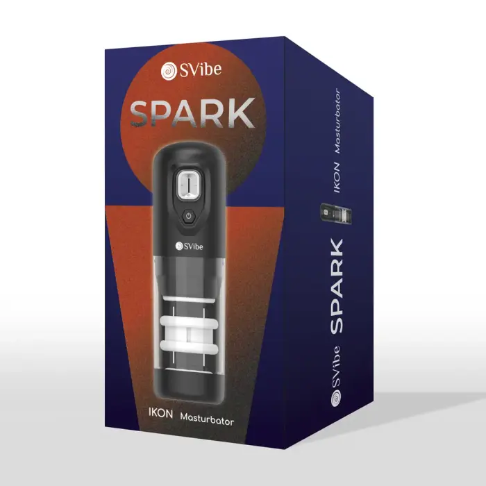 Ikon SPARK - Thrusting and Rotating Masturbator - Clear