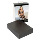 Abierta Fina Lace Lingerie Set – Black – XL Photo