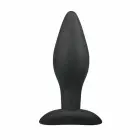 EasyToys Silicone Anal Plug M – 11 cm – Black — Photo 1
