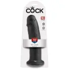 KC 10 Realistlik dildo – 25.4 cm (10″) – Must — Foto 1