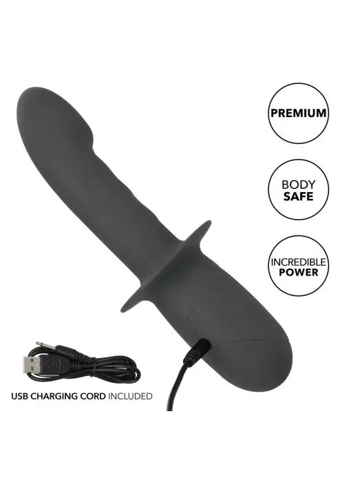Ramrod rotējošs vibrators – 19 cm (7.5″) – melns Foto 6