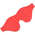 Darkness Red PVC Eye Mask – Adjustable Headband — Photo 3