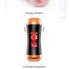 B-Series вибрирующий двухсторонний мастурбатор — Фото 7