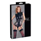 Matte Bondage Harness Bodysuit – Black – XL — Photo 1