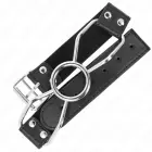 KINK Spider Mouth Gag S – silikonas ir dirbtinė oda – juodas/raudonas — Nuotrauka 2