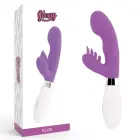 Dorcel Glossy Elvi – вибратор-кролик с двойным мотором – 10 режимов, силикон – фиолетовый – 12 см — Фото 1