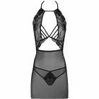 Livco Corsetti Malviami LC 90625 Black Lace Shirt & Panty Set – L/XL — Photo 3