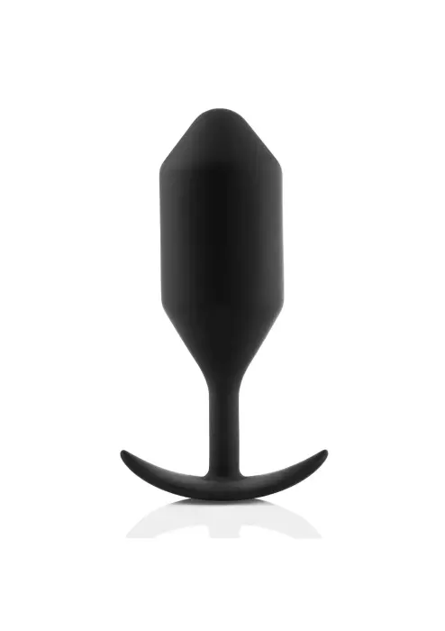 B-Vibe Snug Plug 5 – Anālais spraudnis ar svaru – 16 cm (6.3″) – Melns