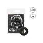 Alpha Prolong Medium Cock Ring – Black — Photo 7
