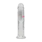 RealRock LED Vibrating Dildo – 18 cm (7″) – Clear — Photo 3