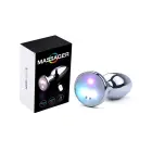 Vibrating Aluminum LED Butt Plug – 8 cm (3.1″) – Clear — Photo 2