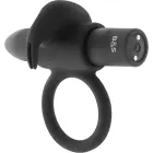 Black&Silver Burton rechargeable vibrating cock ring – 10 modes – black — Photo 2