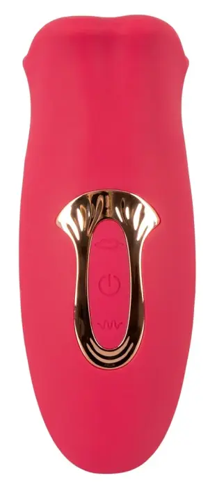 Oral Fun vibrators ar kustīgām lūpām un mēli – 13 cm (5.1″) – rozā Foto 6