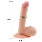 The Ultra Soft Dude dildo – 18 cm (7.5″) – Nahavärv — Foto 6