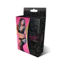 Exposed by Magic Silk Underwired Bralette and Panty Set – Black – S/M — Photo 1
