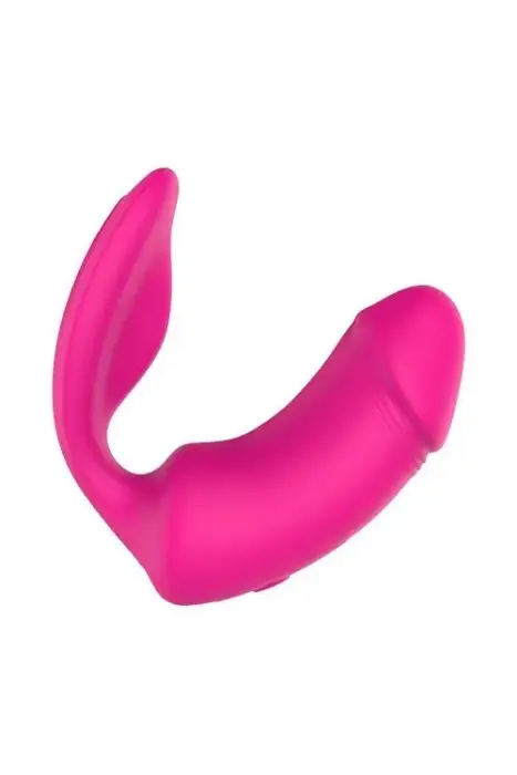 VIBES OF LOVE Remote Duo Pleaser vibrators – 9 cm (3.5″) – rozā Foto 3