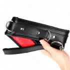 KINK Model 3 регулируемый ошейник из искусственной кожи с мягкой губкой, 37-54 cm – чёрный — Фото 3
