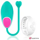 Wearwatch виброяйцо с пультом-часами WatchMe – снежно-голубой — Фото 2