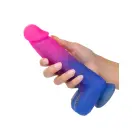 Ombre Hombre vibrējošs dildo – 23 cm (9″) – Rozā — Foto 8
