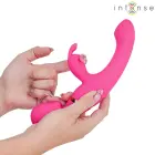 Intense Winona divpusējs truša un wand vibrators – 24.5 cm (9.6″) – rozā — Foto 6