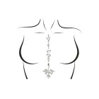 Leg Avenue Jade ķermeņa rotaslietu uzlīmes – caurspīdīgs – One size Foto 1