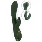 Luksuslik smaragdroheline jänese vibraator – 23 cm (9″) — Foto 2