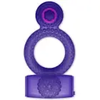 CASUAL LOVE Vibrating Double Ring Purple — Photo 1