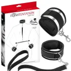 Fetish Tentation Submission Handcuffs and Collar Set — Photo 1