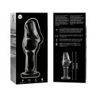Ibiza Nebula Series Model 6 стеклянная анальная пробка – 12.5 cm – Прозрачный — Фото 5