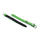 Leather Handcuffs Mini O-Ring – Green — Photo 4