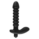 Black Velvets vibrējošs spraudnis – M – 17 cm – Black Foto 2