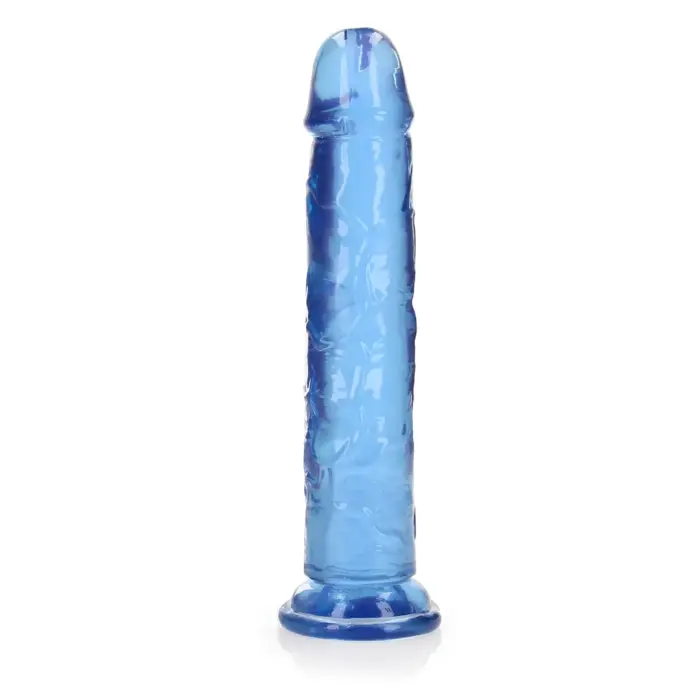 Taisns reālistisks dildo ar piesūcekni – 25 cm (9.8″) – Caurspīdīgs Foto 2
