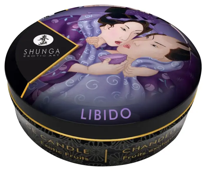 Shunga Mini masāžas svece – Libido – 30 ml Foto 2