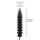 Hidden Desire Extreme Inflatable Ribbed Plug – täispuhutav sooniline kork – Expert — Foto 2