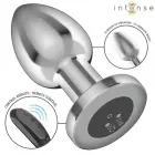 INTENSE Metal Plug L with Remote – 10.1 cm – Silver — Photo 2