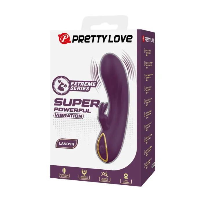 Pretty Love Landyn кролик-вибратор – 12.7 cm – фиолетовый