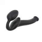 Semi-Realistic Bendable Strap-On Dildo – 17 cm (6.7″) – Black — Photo 1