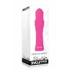 EVOLVED TWIST & SHOUT – elastīga silikona intīmā ierīce – rozā – 13 cm — Foto 1