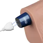 REAL SOFTEE uzlādējams vibrējošs dildo – 25 cm (10″) – Miesas krāsa Foto 12