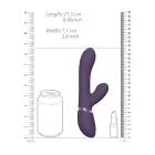 Tani pirksta vibrators ar pulsa viļņu stimulāciju – violets — Foto 7